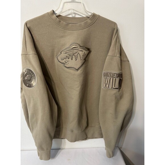 PRO STANDARD NHL PREMIUM MINNESOTA WILD PULLOVER LARGE - Picture 1 of 6